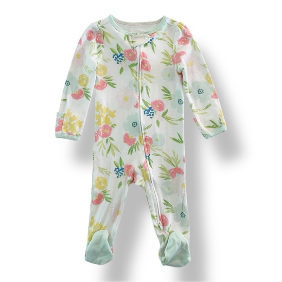 cloud island | Three Patterned Footie Sleepers (6-9 mos) ☁️ - Picture 3 of 6